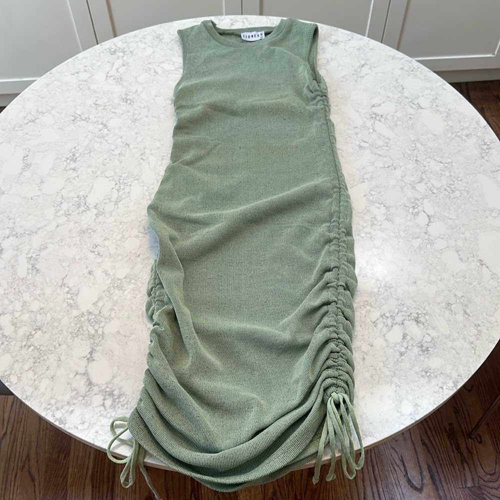 Lioness military minds mini dress sage